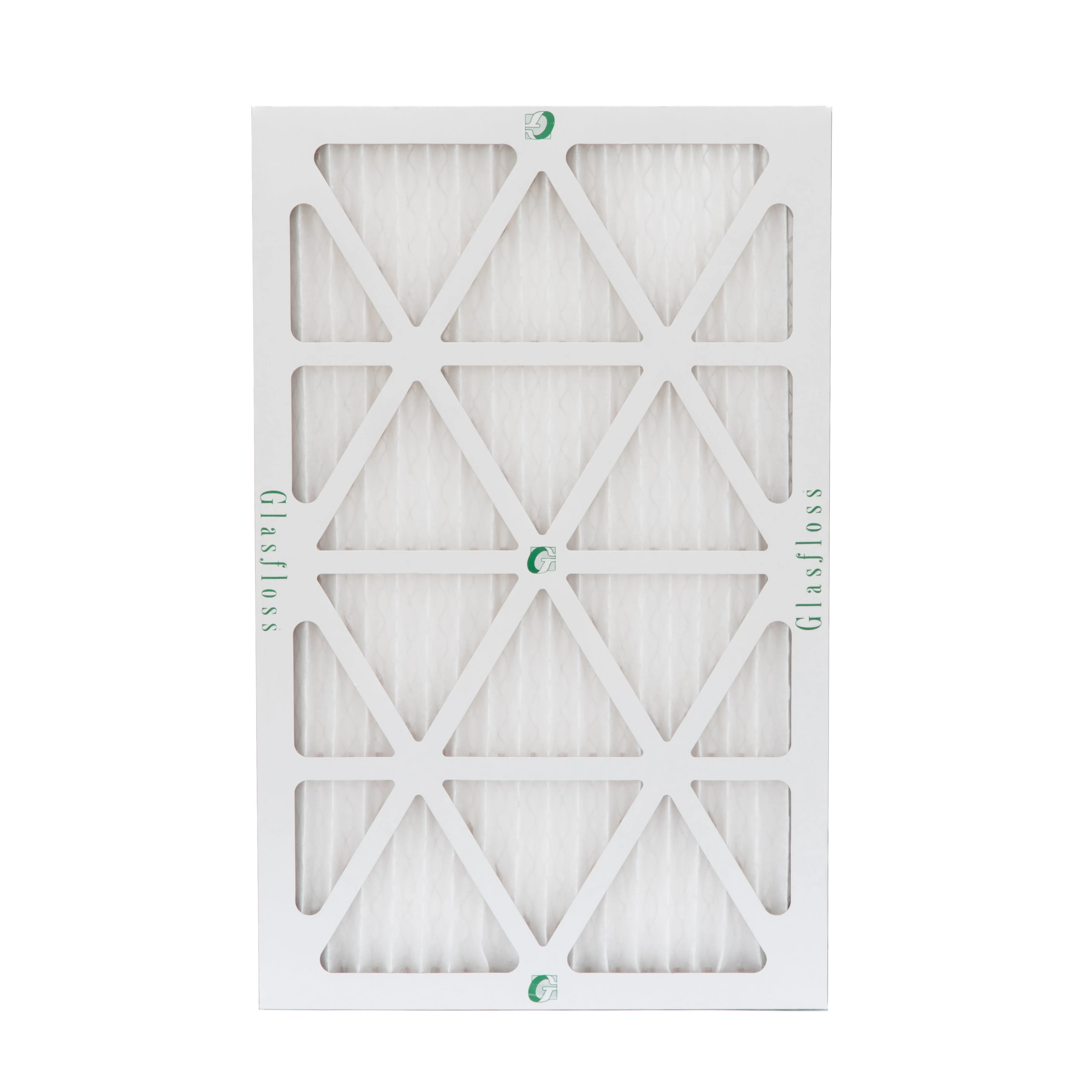 12 Pack of 12x24x1 MERV 10 Pleated Air Filters by Glasfloss. Actual Size: 11-3/8 x 23-3/8 x 7/8