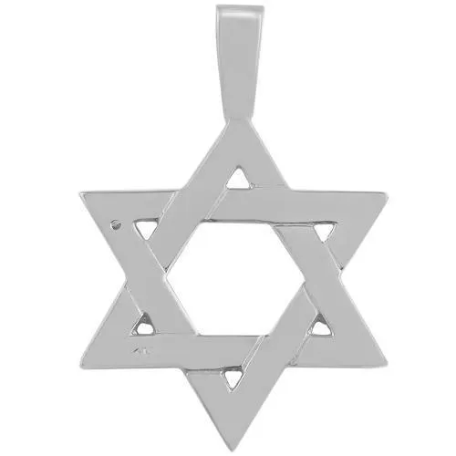 14K Solid Gold Men's Diamond Star of David Pendant 1.3 Cwt.