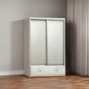 Addy White Wash Sliding Wardrobe