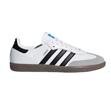 Adidas Men's Samba OG Shoes - Cloud White / Core Black / Clear Granite