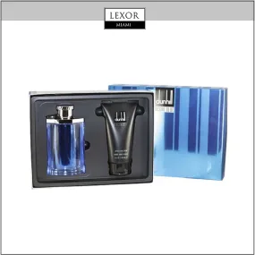 Alfred Dunhill Desire Blue 3.4 Oz Edt Spray, 5.0 Oz After Shave Balm Set  Men Perfume