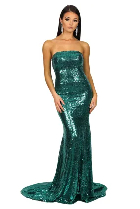 Angelisa Gown - Emerald (XS - Clearance Sale)