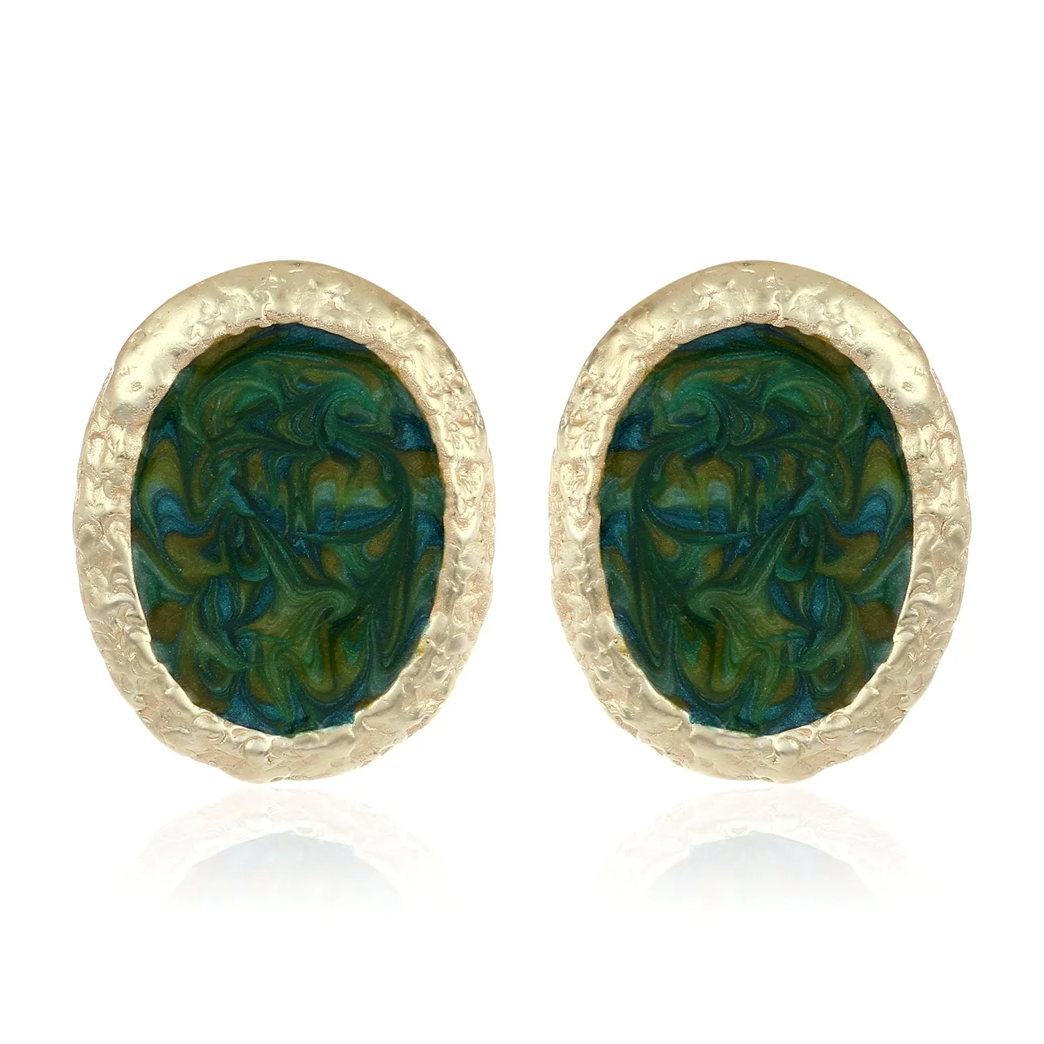 ANTIQUE GREEN STUDS