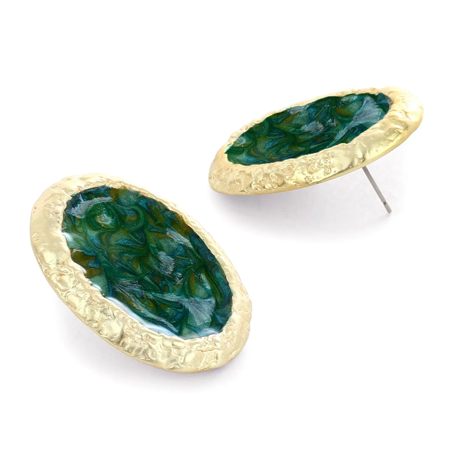 ANTIQUE GREEN STUDS