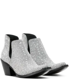 Ariat Ladies Silver Sparkle Dixon Glitz Bootie-10053725