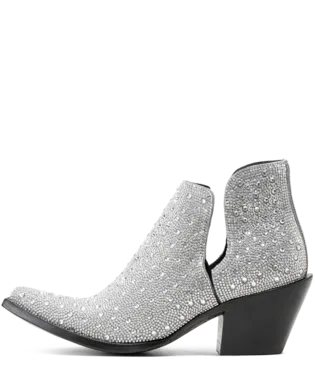 Ariat Ladies Silver Sparkle Dixon Glitz Bootie-10053725