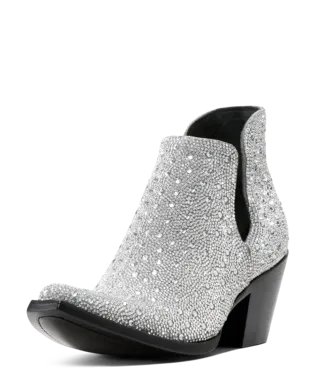 Ariat Ladies Silver Sparkle Dixon Glitz Bootie-10053725