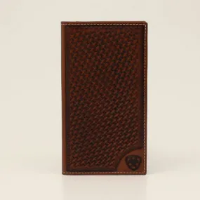 Ariat Men's Basketweave Rodeo Wallet