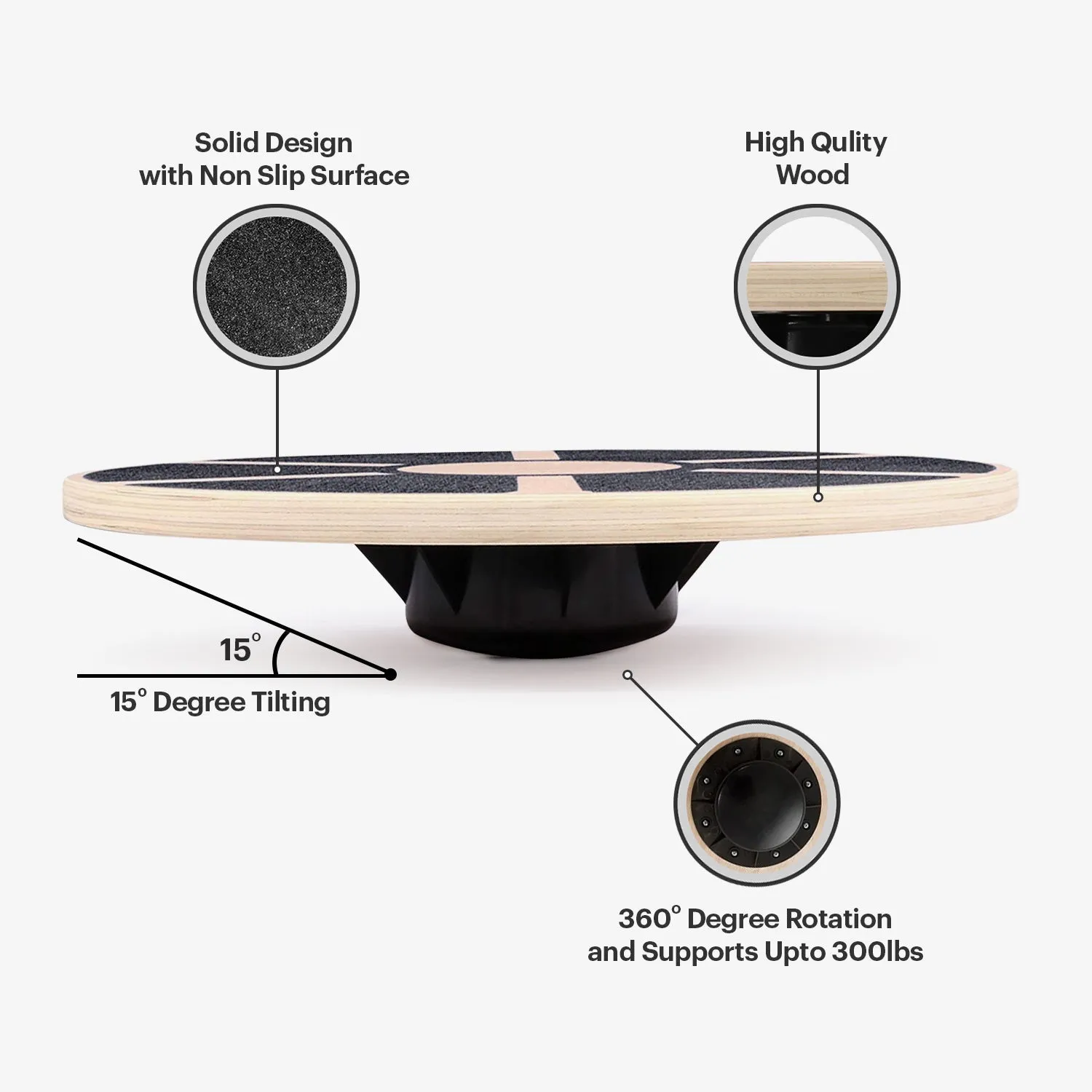 Balance Board for Core Strength