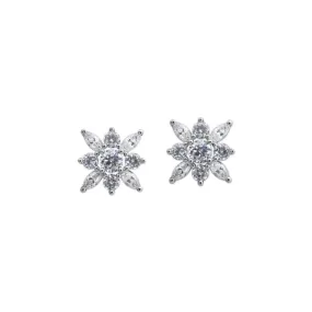 CARAT* London Snowflower Stud Earrings