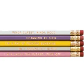 Charming and Cheeky Pencil Set (C)