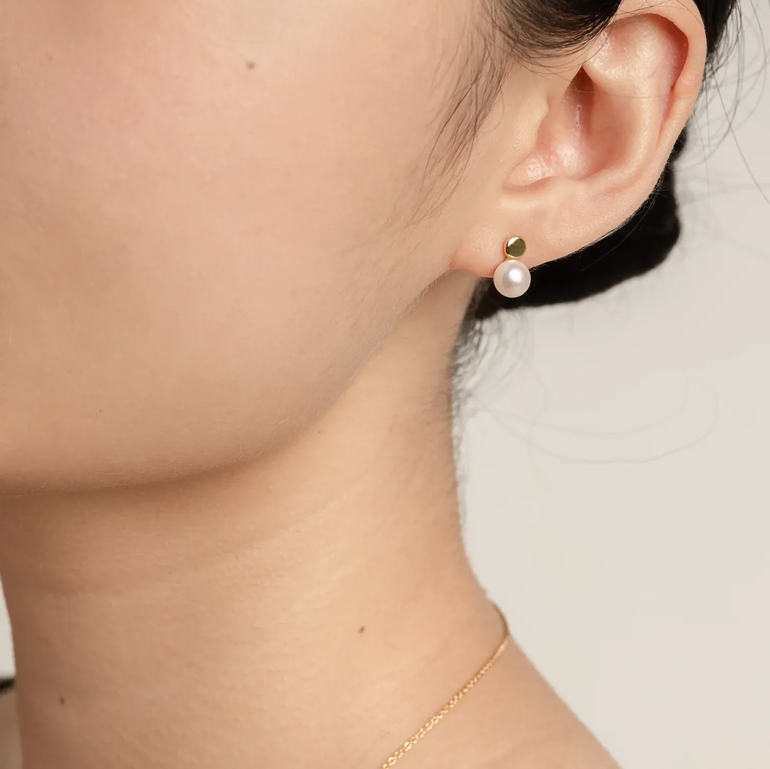 Gold Meredith Studs