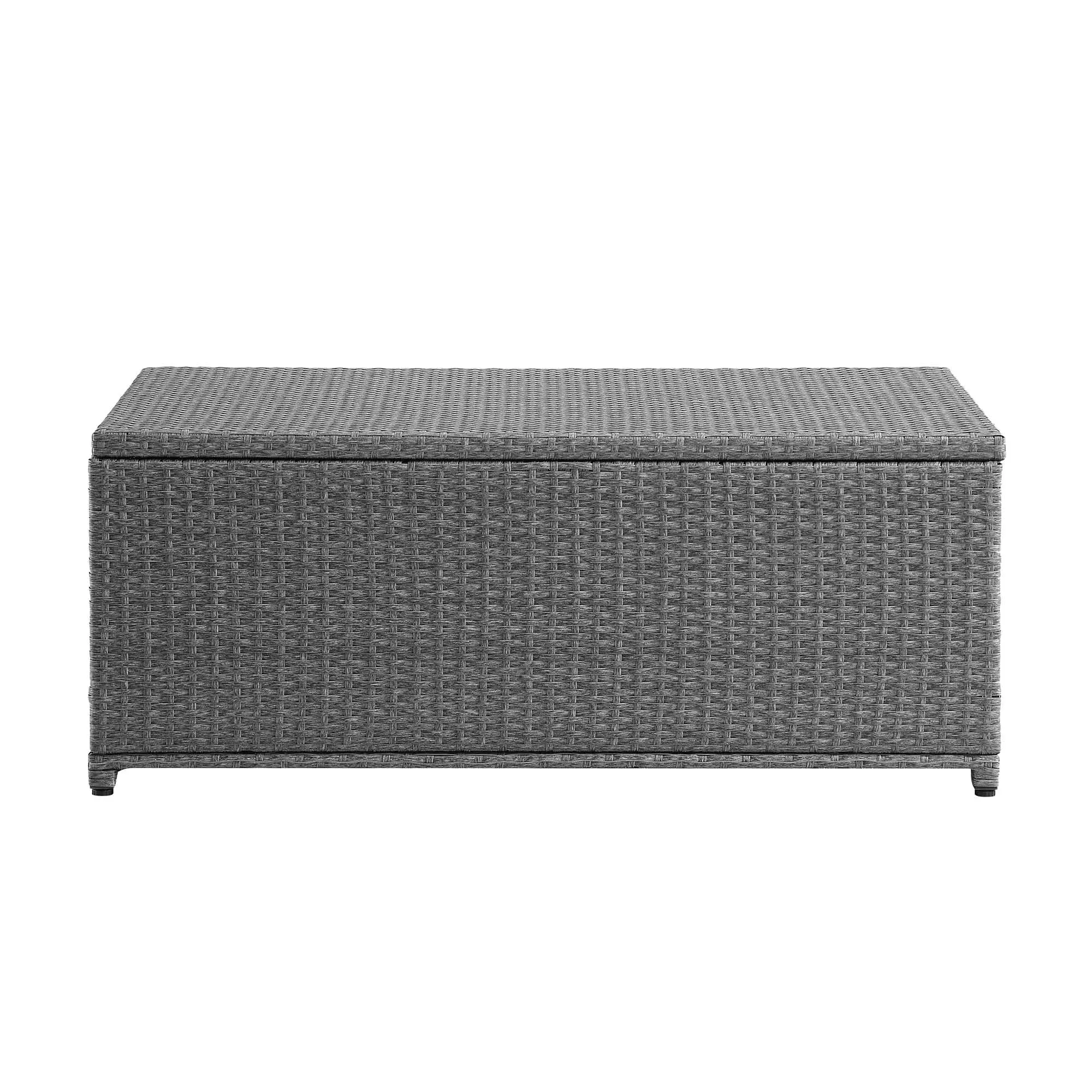 Granchester 120cm Rattan Storage Box, Grey