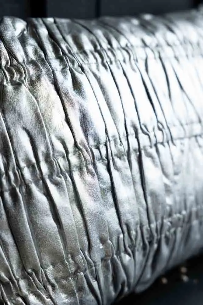 HKliving Shiny Silver Cushion