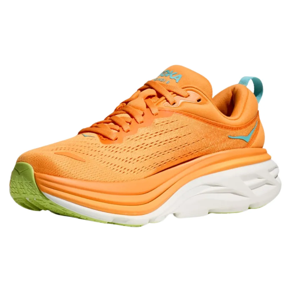 Hoka Bondi 8 Solar Flare/Lettuce Running Shoe (Women's)