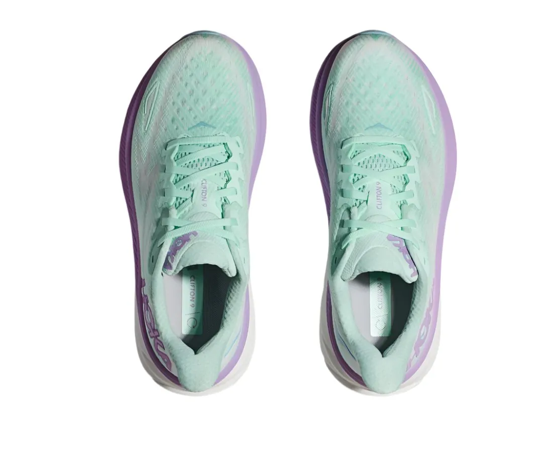 Hoka Women's Clifton 9 Sunlit Ocean / Lilac Mist