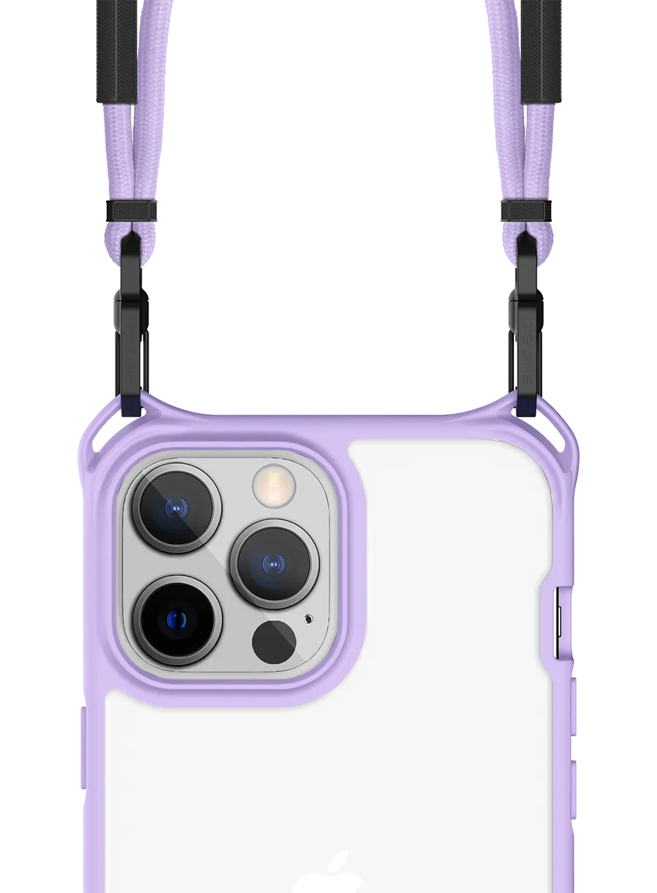 ITSKINS Hybrid Sling for iPhone 13 Series - Purple