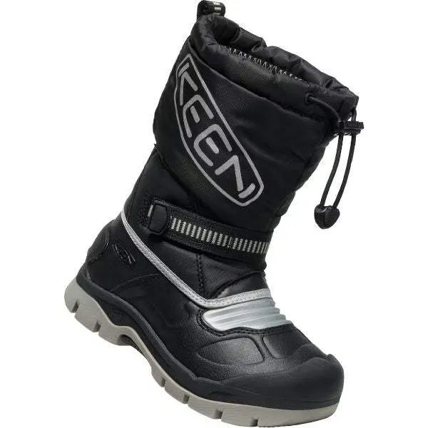 Keen Snow Troll Black Waterproof Boys Winter Boots -40C