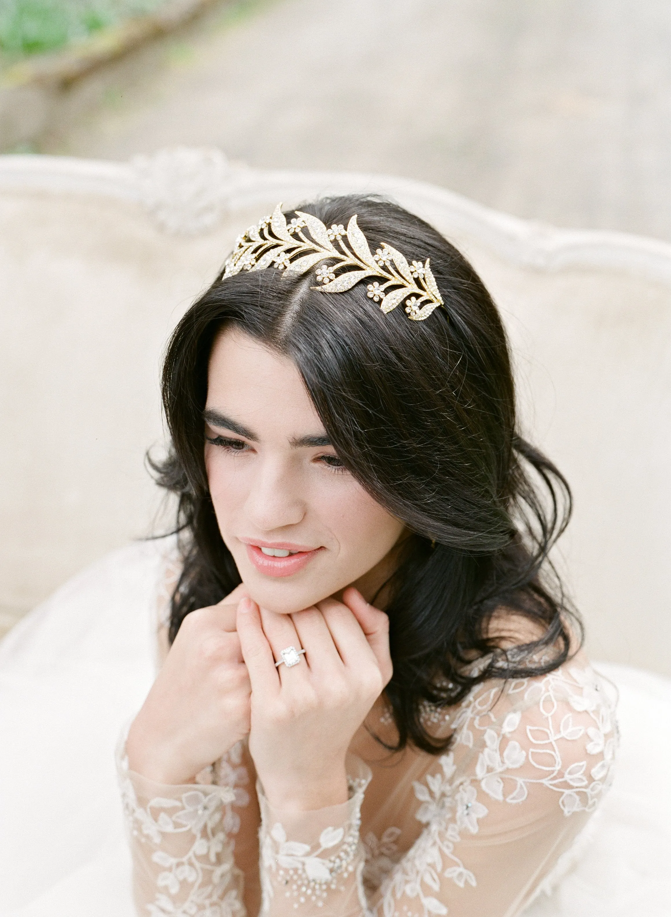 LADY MARY Gold Downton Abbey Headpiece Tiara