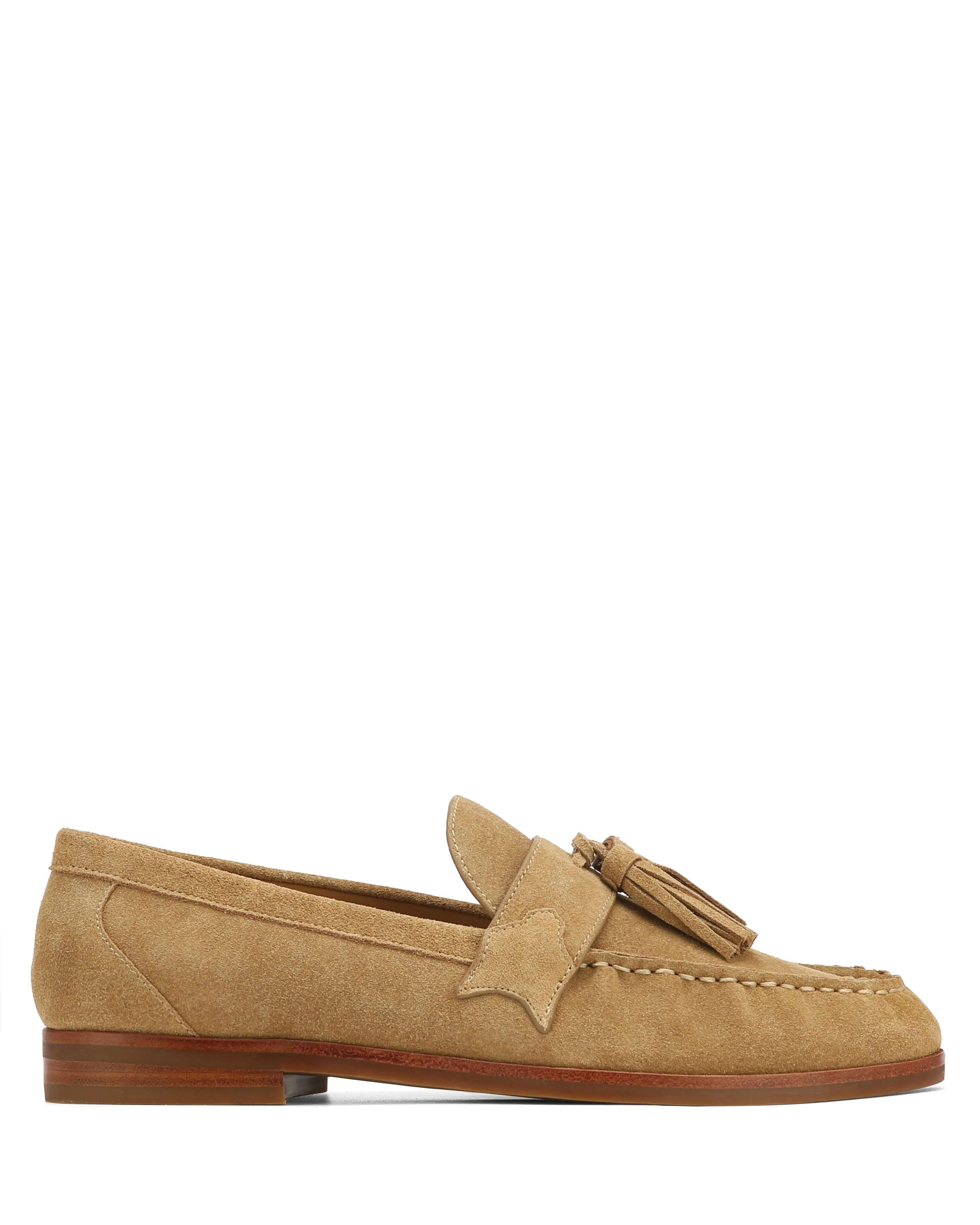 Lido Tan Cow Suede