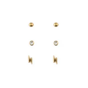 Orelia Crystal Stud & Lightning Ear Party