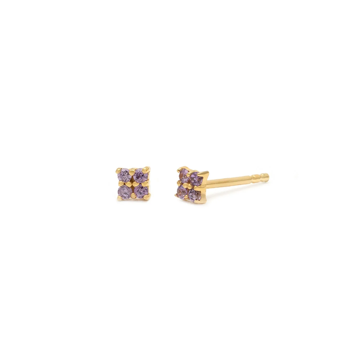 Quaditta Studs | Tanzanite