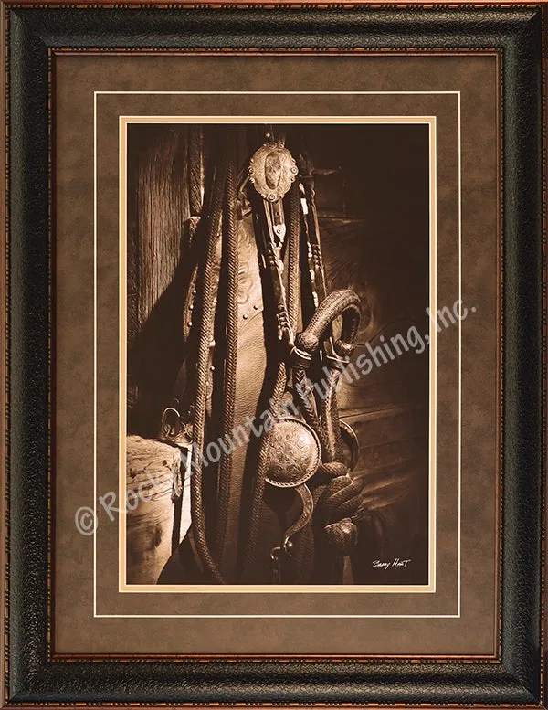 "Bit, Bridle & Hackamore" Western Framed Print (Choose Size)