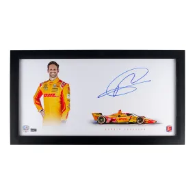 Romain Grosjean Autographed Framed Piece