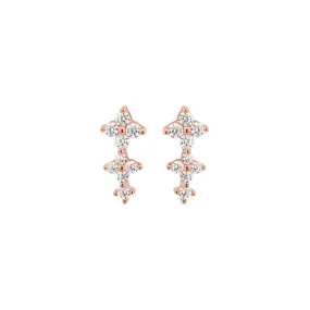 Rose Gold Leona Studs