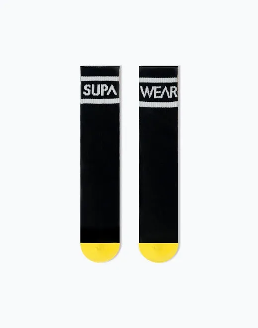 SUPA Crew Socks - Black